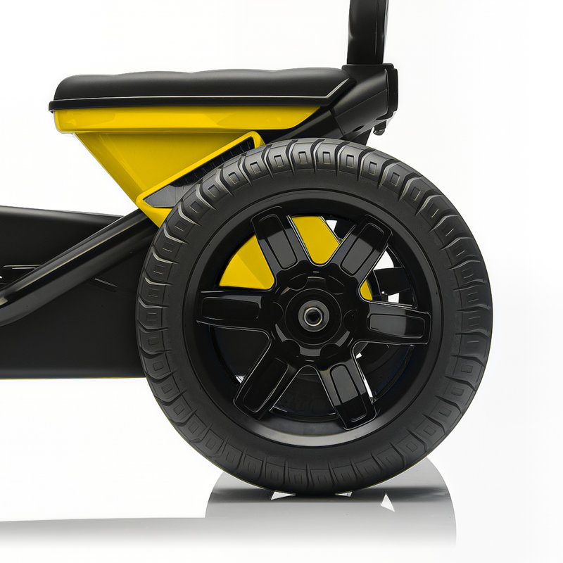 Zoomie Kids Go Kart, Yellow