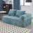 Chenille Loveseat Sofa-1902263717