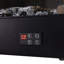 Ivy Bronx 117 cm W Black Recessed Wall Mounted Electric Fireplace with 5120 BTU