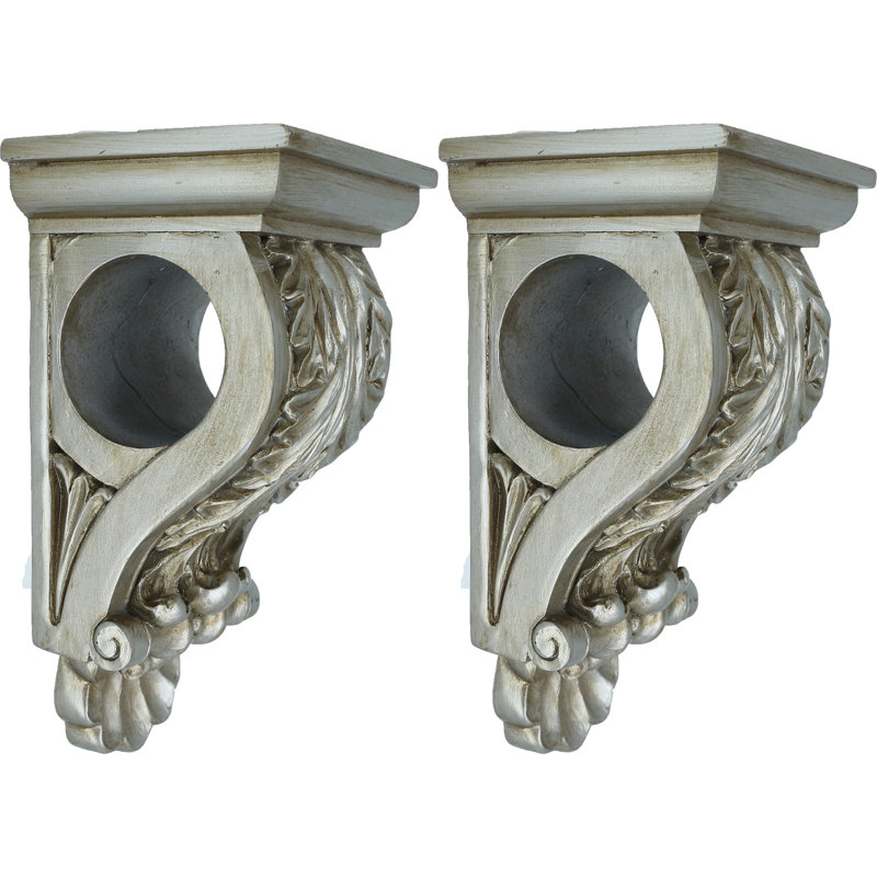 Botti Resin 3.38'' Drapery Sconce, Pewter