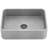 Cadman 18" L x 13" W x 5" H Gray Handmade Rectangular Vessel Bathroom Sink