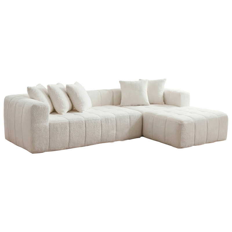 Canapé modulaire 107,9 po Cloud avec canapé modulaire en L