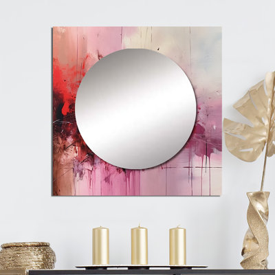 Jauwana - Grand miroir carré moderne pour décor mural