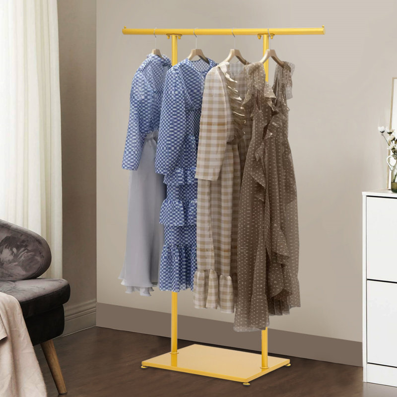 Metal Coat Rack, Freestanding Coat Rack, Modern Coat Stand With Base, Gold