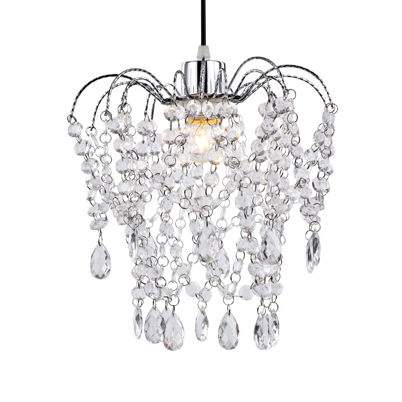 Herrera 1 - Light Chrome Crystal Pendant