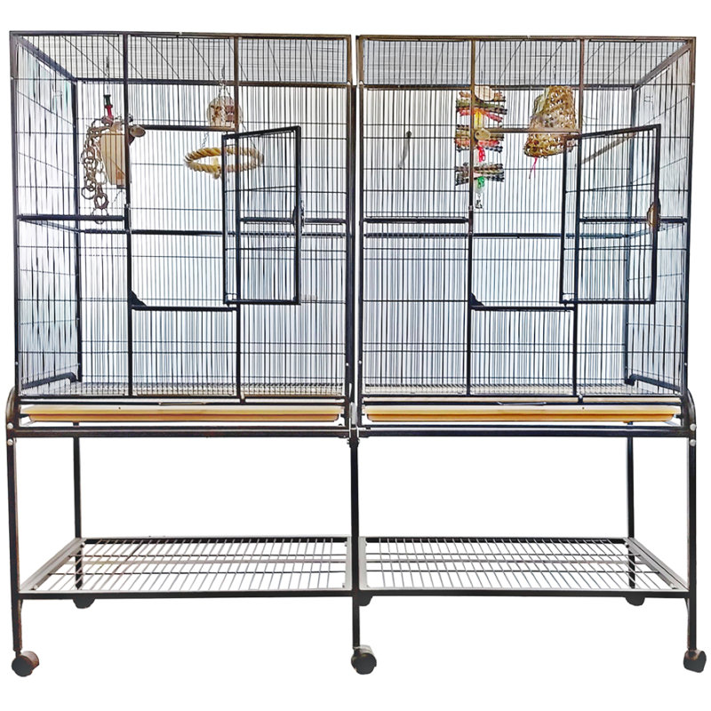 Cage double avec diviseur platine - par A&E, Platine