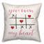  Housse et insert de coussin carré Won My Heart-2121309811
