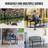 Metal Outdoor Bench