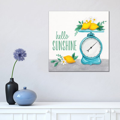 Lemon Scale I by Gabrielle McClure - Wrapped Canvas Print