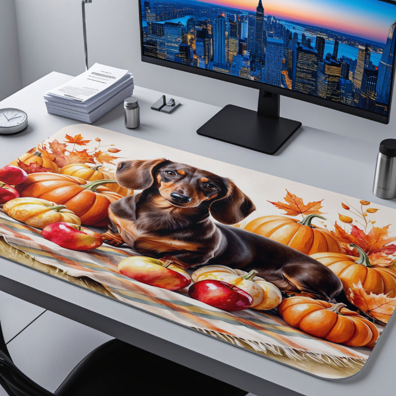 Polyester Desk Pad, 14.4x12.1