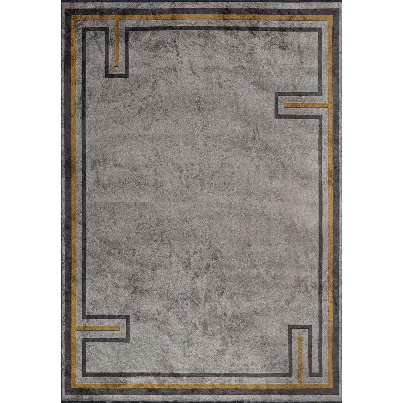 Rapture Abstract Area Rug, Rectangle 6'7" x 8'3"
