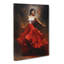 Flamenco Dancer Classicism - Wrapped Canvas Print-1698397132