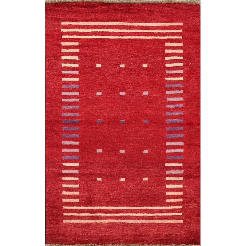 Tapis oriental contemporain Gabbeh 3 x 4