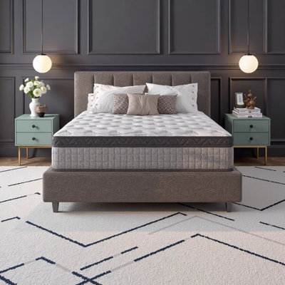 10" Full Diamond Innerspring Hybrid Mattress with Cooling Gel Memory Foam - Pressure Relief & Motion Isolation, CertiPUR-US & OEKO-TEX Certified, Assembled in USA