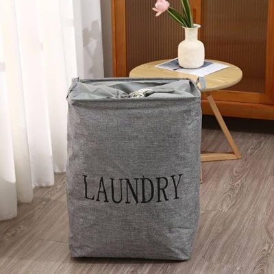 Emlyn Fabric Laundry Bag with Handles