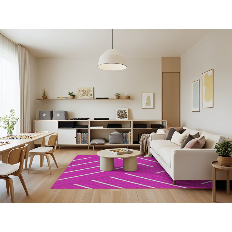 Kizer Geometric Indoor Rug, Rectangle 7' x 9'