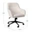 Fauteuil de bureau pivotant avec accoudoirs évasés Martha Stewart Rayna Martha-125009773-125008714-125008712