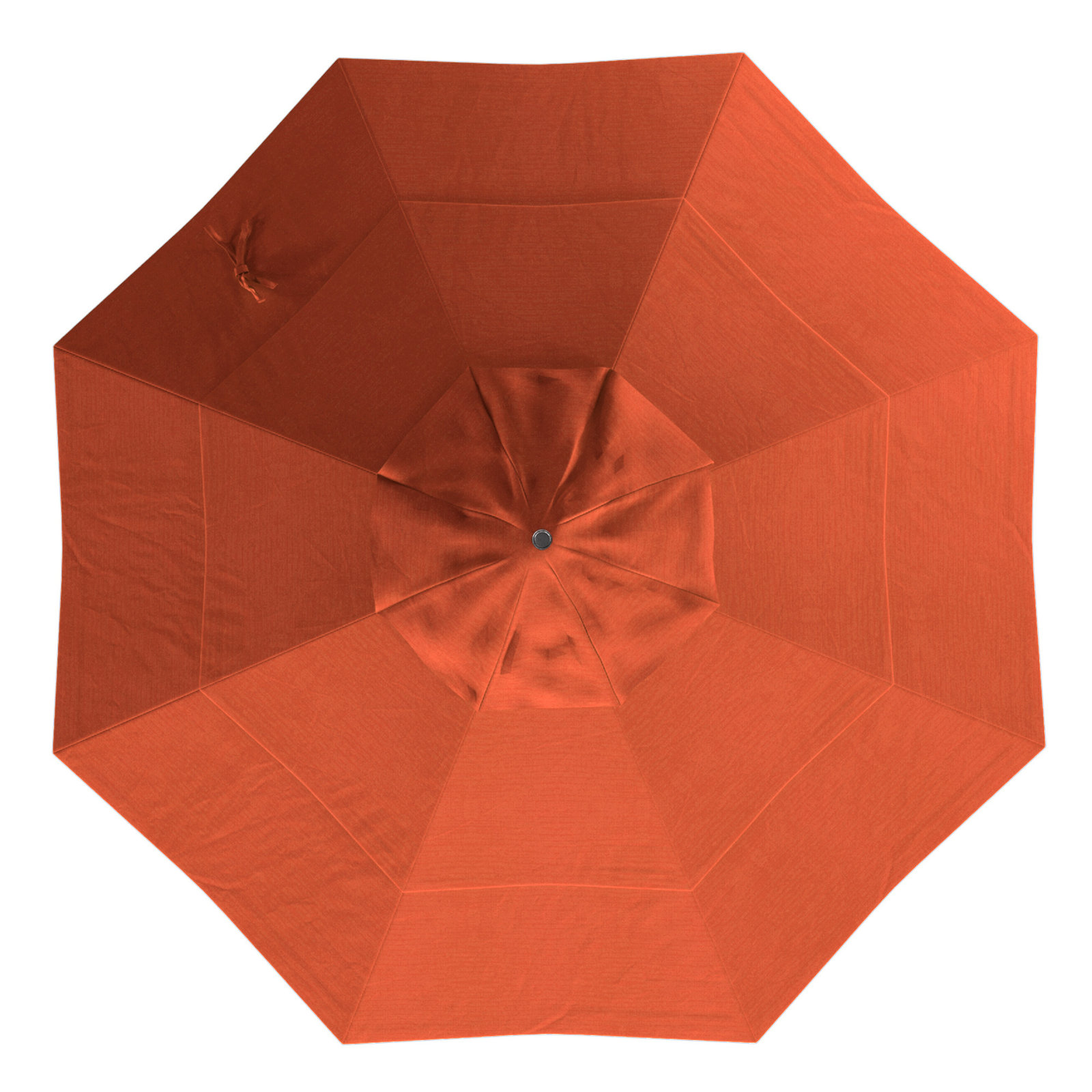 Ohara 132'' Market Umbrella, Sunset Performance, Hammertone Gray