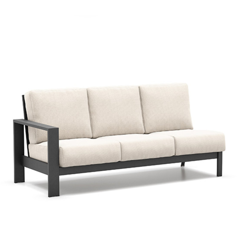 Blair Right Arm Sofa With Cushion, Indigo, Sailcloth Salt