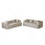 Canapé-lit convertible 3 pièces 78,7 po avec oreiller cylindrique et canapé-lit pliable en chenille avec poche latérale-528667231