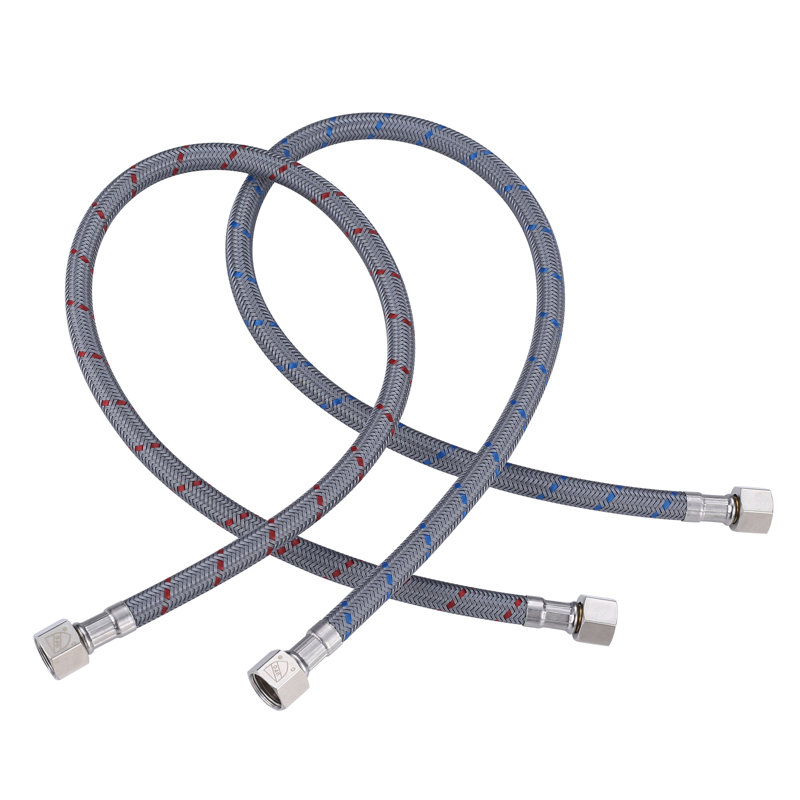 1 paire de raccords pour tuyau de raccordement de 3/8 po x 3/8 po ARCORA