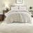 Luxury Twin Chenille Cable Knit Bedding Set, Ultra-soft & Cozy, Ivory