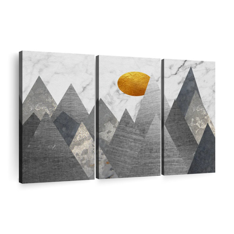 «Geimal Himalayan Mountains», reproduction d'art sur toile, H 45 po x l 28 po x P 1,25 po