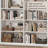 72" H x 47.2" W Wood Double 6-Tier Bookcase(set of 2)-1149069057