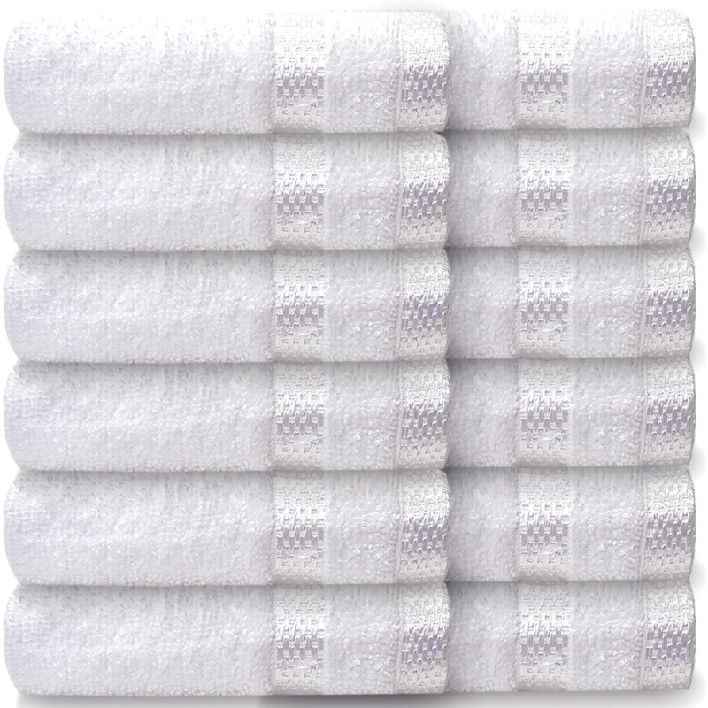 Milven Premium Face Cloth, White