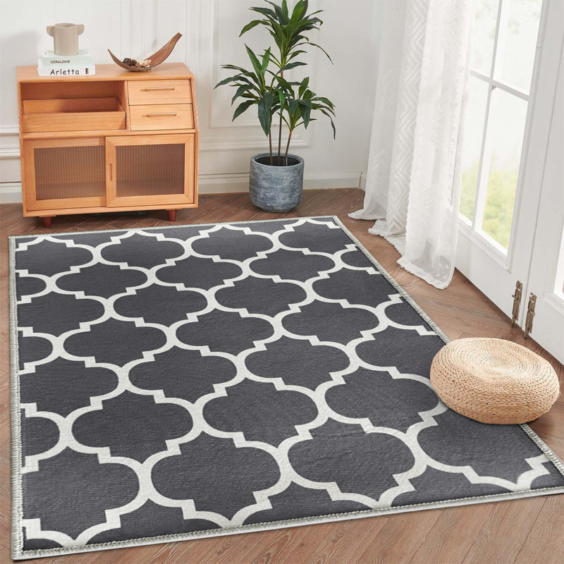 Asilee Abstract Machine Printed Area Rug, Runner 80 x 300 cm