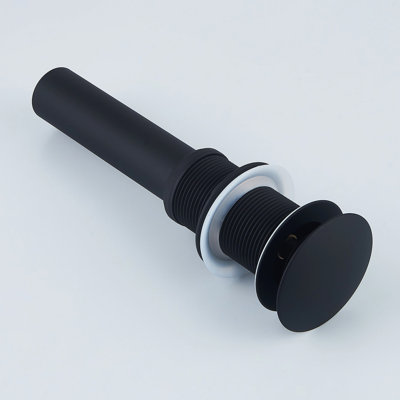 Drain escamotable standard pour lavabo de salle de bain sans trop-plein