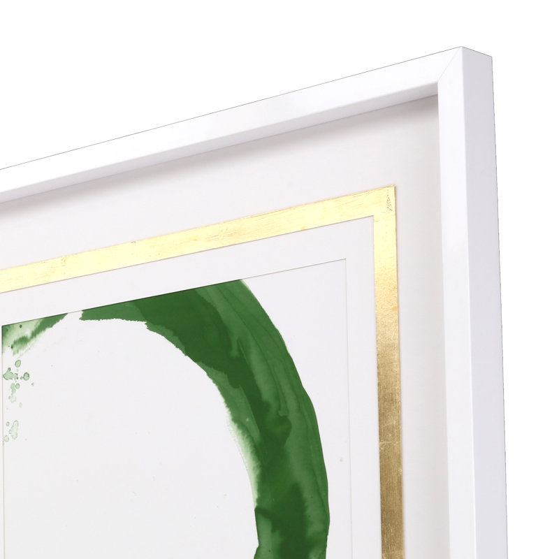 Anneaux d'eau I - peinture avec cadre photo
