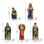 Ensemble de 11 figurines de crèche de Noël en céramique