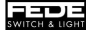 FEDE, the SWITCH & LIGHT tailor logo