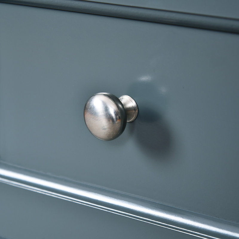 Meuble-lavabo simple avec lavabo supérieur, 30", Bleu / argent