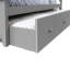 Lit superposé standard en bois massif avec lit gigogne Ravenwood par Sunside Sails-27463987-27463989