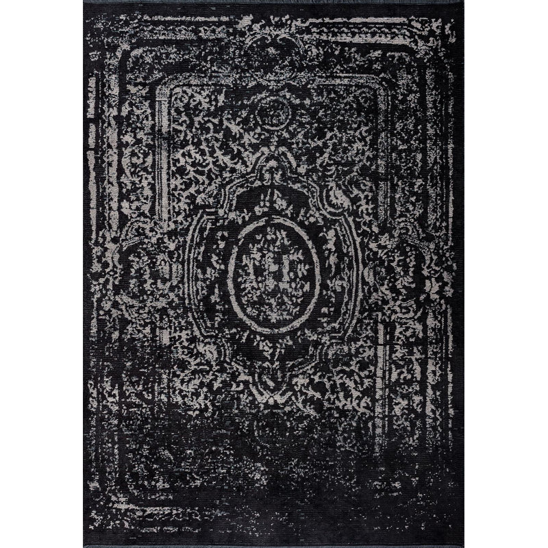 Médaillon oriental traditionnel, Rectangulaire : 6 pi 7 po x 9 pi 10 po
