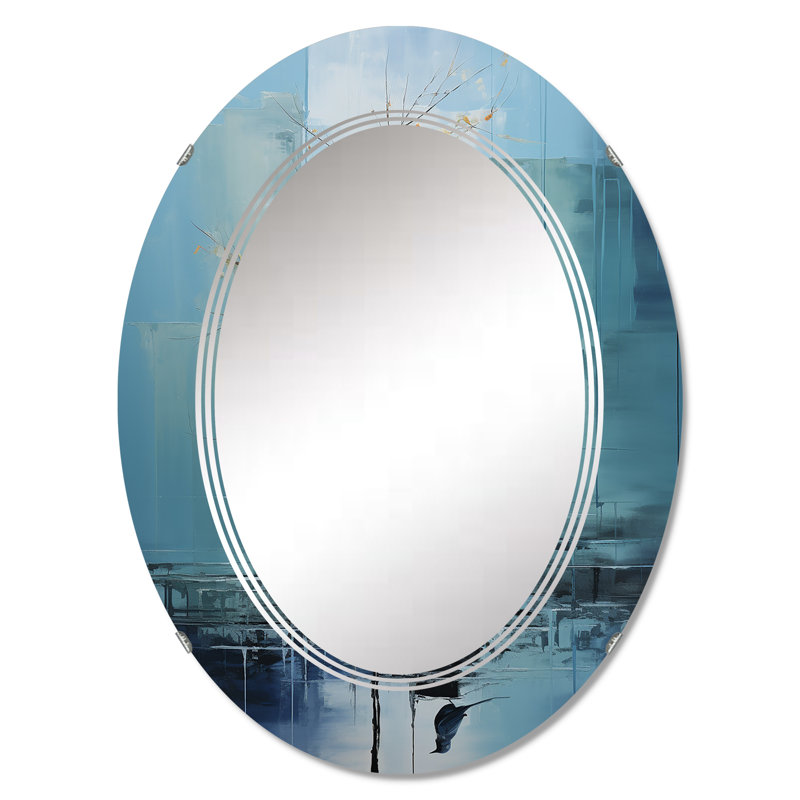 Atascosa - Miroir mural oval, 30 po x 20 po