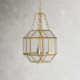 Reid 3 Light Glass Dimmable Pendant