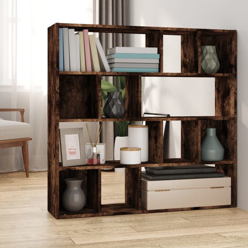 Lencola Bookcase, Smoked Oak