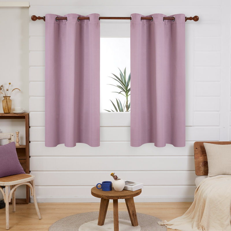 Frome Room Darkening Curtain Pair, Lavender, 38" W x 54" L