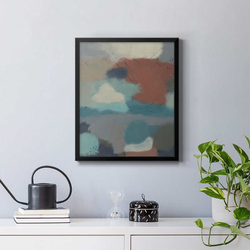 Floating By I Premium Framed Canvas - Ready to Hang, 24" H x 20" W, Black