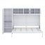 Lit escamotable mural avec armoires Murphy-544792953