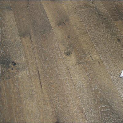 Round Rock Hickory 7.5 in. W Not Recommended for Moisture Prone Areas Engineered Solid Hardwood Flooring