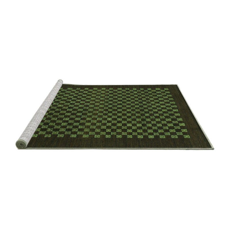Performance Checkered Indoor Rug, Square 8'