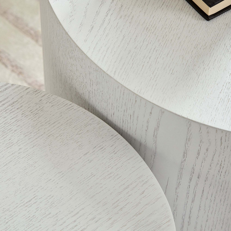 Table basse, ensemble de 2, Blanc