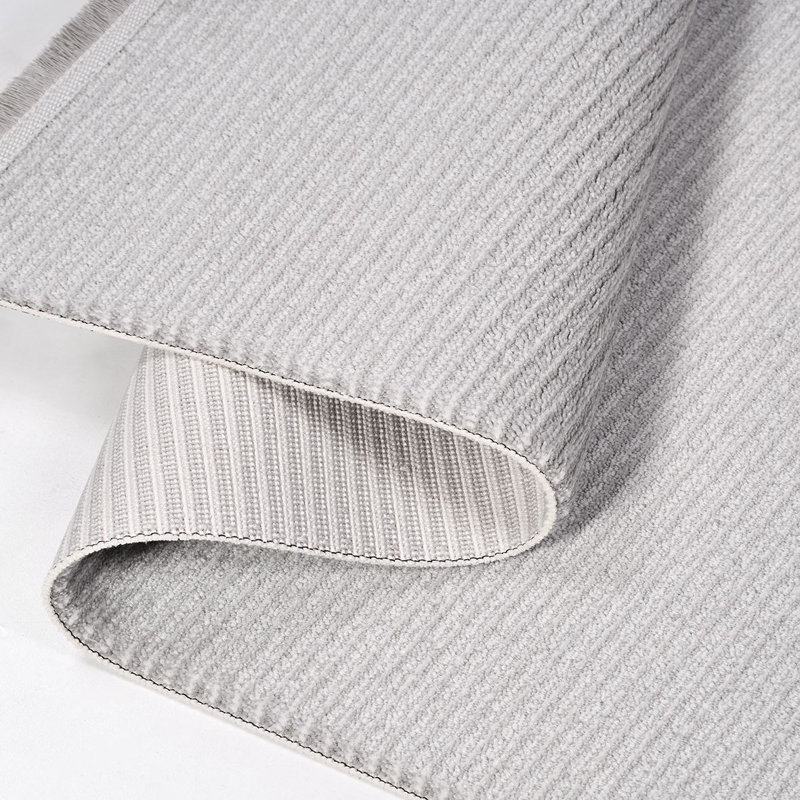 Tapis beige moderne lavable à la machine, Tapis de couloir 2 pi 8 po x 9 pi 11 po