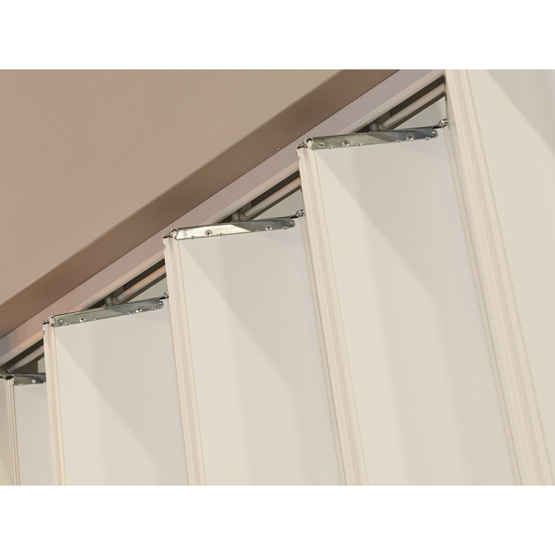  Porte accordéon Spectrum Woodshire, 48 po x 80 po, Blanc