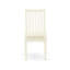 L'ensemble de mobilier de salle à manger 5 pièces comprend une table de cuisine ronde avec piédestal et 4 chaises en lin, blanc lin
