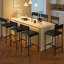 Counter Stool with Metal Frame